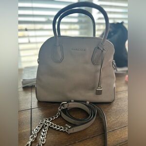 Michael Kors Taupe Leather Satchel